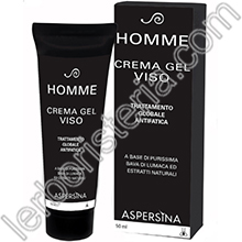 Aspersina Homme Crema Gel Viso Trattamento Globale Antifatica