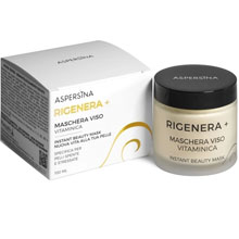 Aspersina Rigenera+ Maschera Viso Vitaminica Instant Beauty Mask Pelli Spente e Stressate