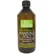 Bio Essenze Olio Purissimo di Mandorle Dolci 1000 ml - uso alimentare e cosmetico