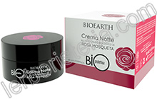 Bioprotettiva Crema Notte all'Olio Crudo Biologico di Rosa Mosqueta