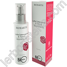 Bioprotettiva Latte Detergente e Tonico all'Olio Crudo Biologico di Rosa Mosqueta