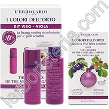 I Colori dell'Orto Viola Azione Riconfortante Kit Viso Pelli Sensibili