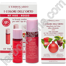 I Colori dell'Orto Rosso Azione Idratante Kit Viso
