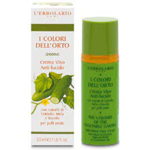 I Colori dell'Orto Verde Azione Riequilibrante Crema Viso Anti-Lucido Pelli Miste