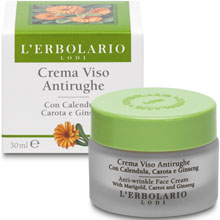 Crema Viso Antirughe con Calendula Carota e Ginseng