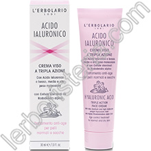 Acido Ialuronico Crema Viso Tripla Azione Trattamento Anti-age Pelli Normali e Secche Ediz. Speciale
