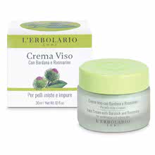 Crema Viso per Pelli Miste e Impure con Bardana e Rosmarino