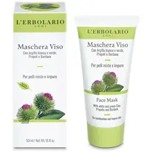 Maschera Viso con Argilla Bianca e Verde & Propoli Pelli Miste e Grasse
