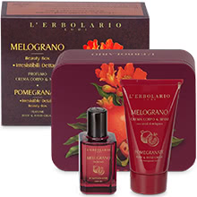 Melograno Beauty Box Irresistibili Dettagli con Profumo e Crema Corpo & Mani