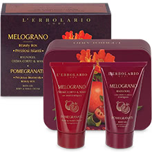 Melograno Beauty Box Preziosi Istanti con Bagnogel e Crema Corpo & Mani