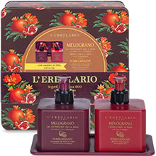 Melograno Cofanetto Segreti di Bellezza Duo con Detergente Viso & Mani e Crema Corpo & Mani