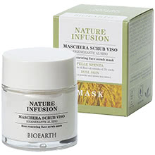 Maschera Scrub Viso Rigenerante al Riso Pelle Spenta