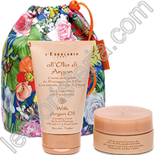 Olio di Argan BeautyBag - Crema Detergente Viso da Massaggio e Crema Viso Antiage Pelli Mature