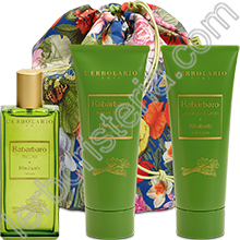 Rabarbaro BeautyBag Trio - Profumo, Bagnoschiuma e Crema Corpo