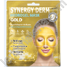 Synergy Derm Hydrogel Mask Gold Maschera Viso con Oro e Collagene - Formato Doppio Special Price!