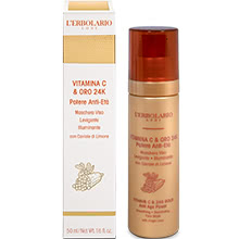 Vitamina C & Oro 24K Potere Anti-Et Maschera Viso Levigante e Illuminante