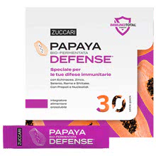 Lot 3x Papaye Pura Bio-Fermenté Zuccari - 30 Sachets Poudre + Cadeau + Coupon - Neuf Origine Italie