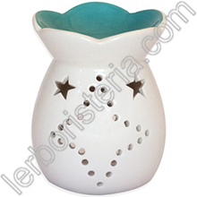 Diffusore Brucia Essenze Ceramica Star Verde