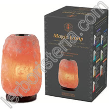 Magic Lamp Lampada ai Cristalli di Sale dell'Himalaya con Brucia Essenze
