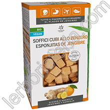 Ginjer Marshmallow Soffici Cubi Biologici allo Zenzero e Arancio