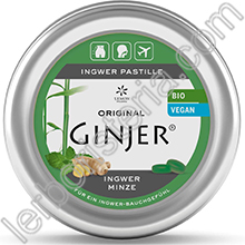 Ginjer Pastiglie Biologiche allo Zenzero e Menta