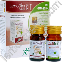 LenoDiar Adulti Kit con Colilen IBS e Libretto Diarrea e Sindrome dell'Intestino Irritabile Omaggio