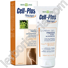 Cell-Plus Crema Gel Fredda con Acido Ialuronico 3 Azione Tonificante