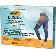 Leggings Classico con Alghe Guam Blu Taglia L/XL 46-50