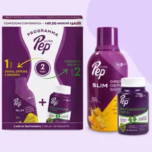 Ultra Pep Programma 2 Fasi - Slim - Drena Depura Sgonfia Gusto Ananas + Bruciagrassi Forte