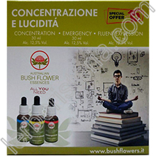 Australian Bush Flower Essences Box Concentrazione e Lucidità