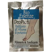 Bio Essenze Deo Piedi Allume di Potassio Pediluvio Antiodorante Naturale