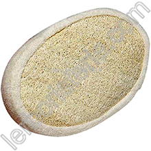 Manopola in Spugna Vegetale di Luffa Bio e Tessuto