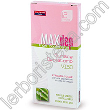 Max Dep Strisce Depilatorie Viso