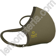 Zitto Mask Air Mascherina Filtrante Protettiva Antimicrobica Riutilizzabile Army Green