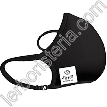 Zitto Mask Mascherina Filtrante Protettiva Antimicrobica Riutilizzabile Black