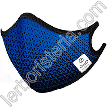 Zitto Mask Mascherina Filtrante Protettiva Antimicrobica Riutilizzabile Sporty Blue