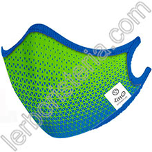 Zitto Mask Mascherina Filtrante Protettiva Antimicrobica Riutilizzabile Sporty Green