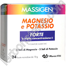 Massigen Magnesio e Potassio Forte Tripla Concentrazione