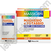 Massigen Magnesio e Potassio Forte Zero Zuccheri