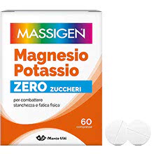 Massigen Magnesio e Potassio Zero Zuccheri Compresse