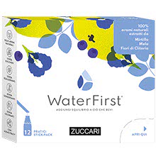 WaterFirst Mirtillo Mela Fiori di Clitoria