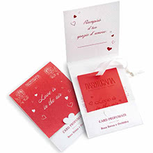 Card Profumata Love is in the Air per Armadi Cassetti Borse e Automobili