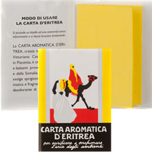 Carta Aromatica dEritrea in Libretto Classico