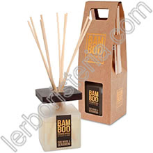Heart & Home Bamboo Diffusore a Bastoncini di Legno Oud Wood & Geranium