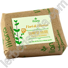 Fiori di Elicriso Shampoo Solido Capelli Normali con Olio di Elicriso e Miele Sardo
