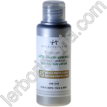 Latte Solare Minerale SPF 15 Media Protezione Mirto con Estratti Biologici - Ref. n° 27