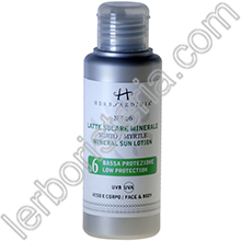 Latte Solare Minerale SPF 6 Bassa Protezione Mirto con Estratti Biologici - Ref. n° 26