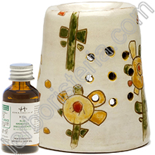 Profumo di Solidarietà Emanatore di Essenze in Ceramica con Essenza Aromatica Biologica - Ref. n° 15