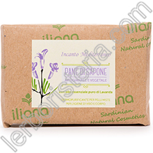 Incanto Mediterraneo Pane di Sapone Artigianale Vegetale Dermopurificante olio essenziale di Lavanda