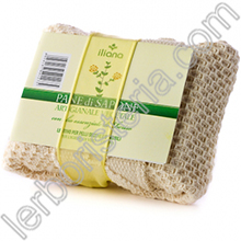 Pane di Sapone Artigianale Vegetale Lenitivo con Olio Essenziale di Elicriso e Lavetta Sarda